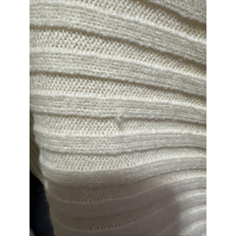 Commense Women's XL Ribbed Knit Sweater Dress Long Sleeve Collared - Picture 6 of 7